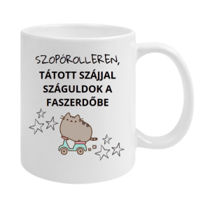 Szopórolleren, tátott szájjal száguldok a faszerdőbe