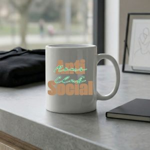 Anti Social Moms Club feliratos bögre - modern ajándék anyukáknak