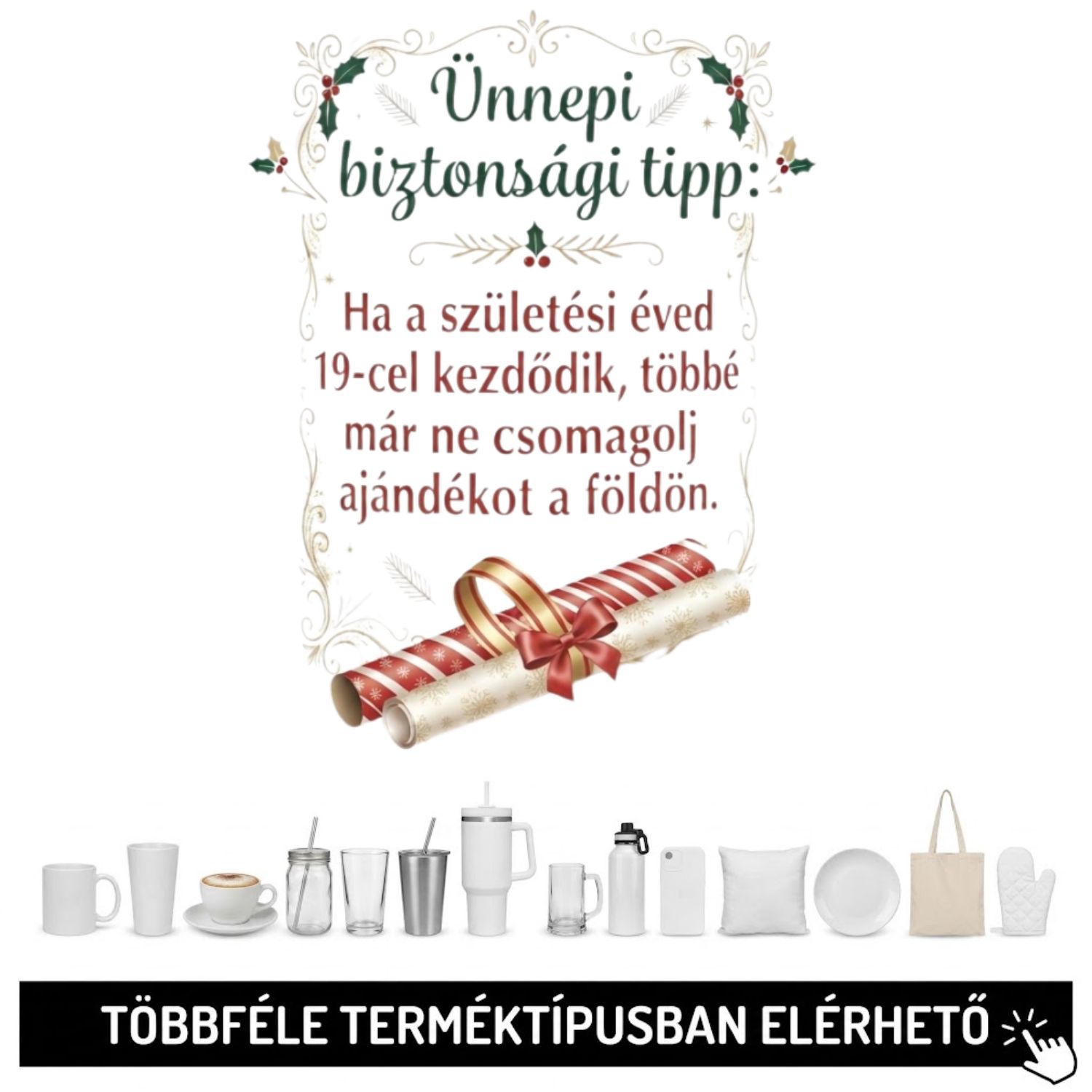 Ünnepi biztonsági tipp...